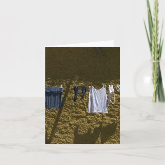 caminoに沿う洗濯 カード (正面)