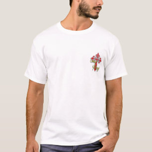 Caminoの前部および背部十字 Tシャツ