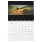 Camino deサンティアゴに沿う色彩の鮮やかな景色 カレンダー (2月 2026)