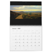 Camino deサンティアゴに沿う色彩の鮮やかな景色 カレンダー (1月 2027)