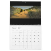 Camino deサンティアゴに沿う色彩の鮮やかな景色 カレンダー (2月 2027)