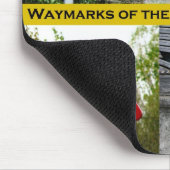 Camino deサンティアゴのマウスパッドのWaymarks マウスパッド (コーナー)
