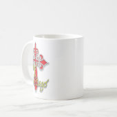 Camino deサンティアゴの十字 コーヒーマグカップ (正面左)