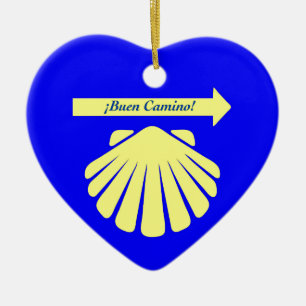 Camino deサンティアゴの記号 セラミックオーナメント