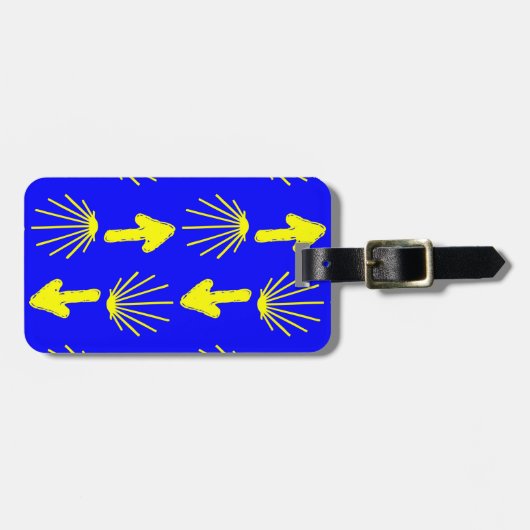 Camino deサンティアゴの記号 ラゲッジタグ (正面横)