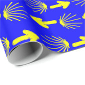 Camino deサンティアゴの記号 ラッピングペーパー (ロールコーナー)