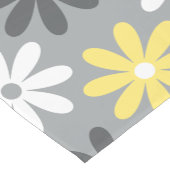 Camino de Mesa Floral gray and yellow ショートテーブルランナー (コーナー)