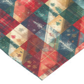 Camino de Mesa Tartán Navideño ショートテーブルランナー (コーナー)