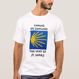 Camino de Santiagoサンジェームス0010の道 Tシャツ