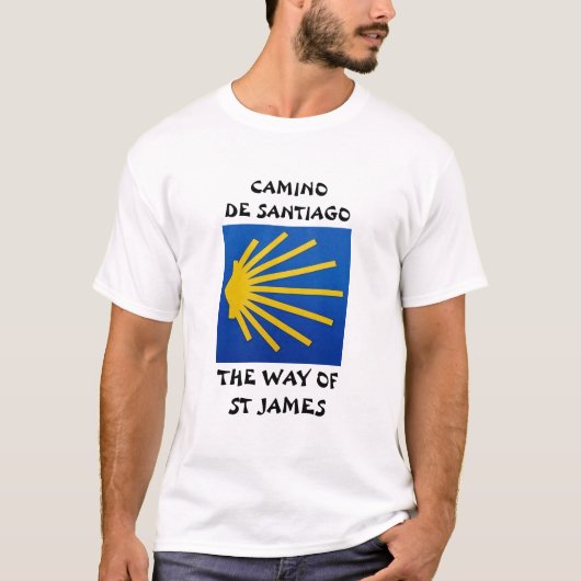 Camino de Santiagoサンジェームス0010の道 Tシャツ (正面)