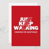 Camino de Santiago "ジャスト保歩く"レッドカード シーズンカード (正面/裏面)