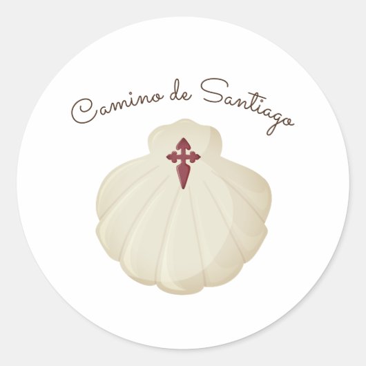 Camino de Santiago ラウンドシール (正面)