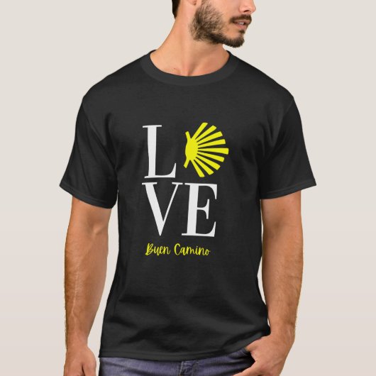 CAMINO DE SANTIAGO, BUEN CAMINO KEEPSAKE Tシャツ (正面)
