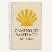 Camino de Santiago Journalスパイラルノート ノートブック (正面)