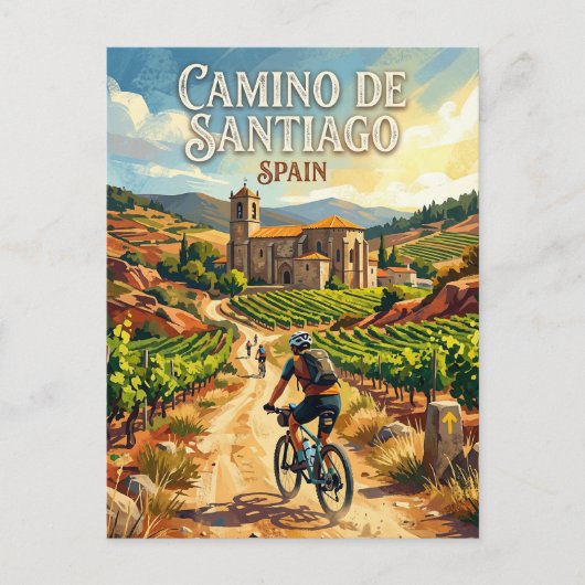 Camino de Santiago Spain ポストカード (正面)