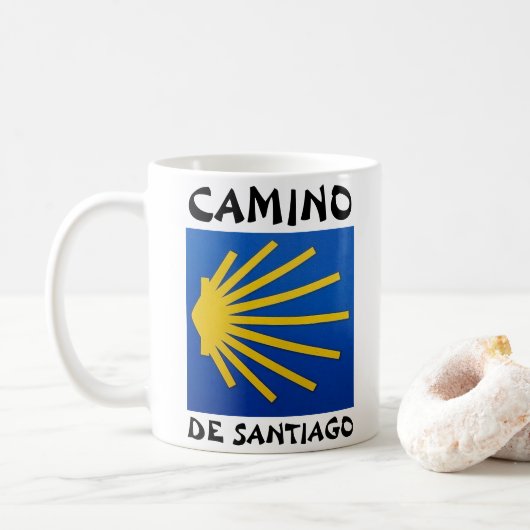 Camino de Santiago The way of st James 0011 コーヒーマグカップ (ドーナツ)