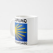 Camino de Santiago The way of st James 0011 コーヒーマグカップ (正面左)