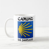 Camino de Santiago The way of st James 0011 コーヒーマグカップ (左)