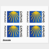 Camino de Santiago The way of st James 0013 長方形シール (シート)