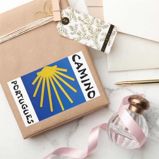 Camino de Santiago The way of st James 0013 長方形シール (ギフト)