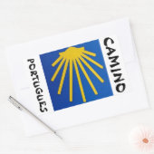 Camino de Santiago The way of st James 0013 長方形シール (封筒)