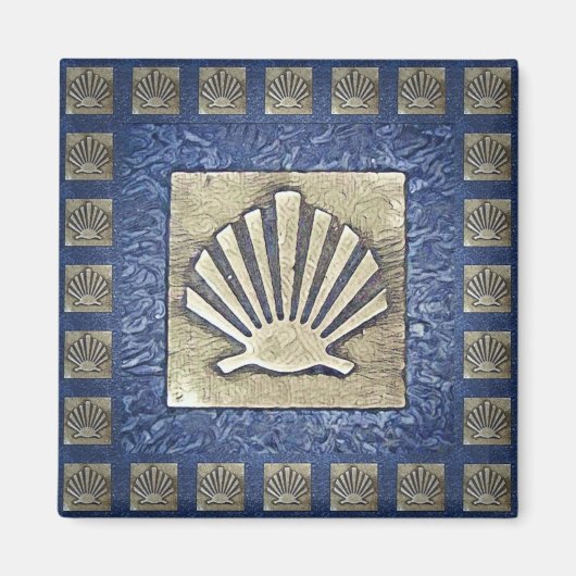 Camino de Santiago The way of st James 0031 マグネット (正面)