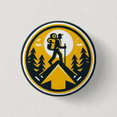 Camino de Santiago The way of st James 0118 缶バッジ (正面)