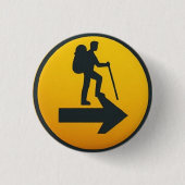Camino de Santiago The way of st James 0121 缶バッジ (正面)
