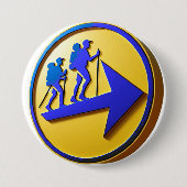 Camino de Santiago The way of st James 0129 缶バッジ (正面)