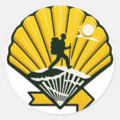 Camino de Santiago The way of st James 0152 ラウンドシール (正面)