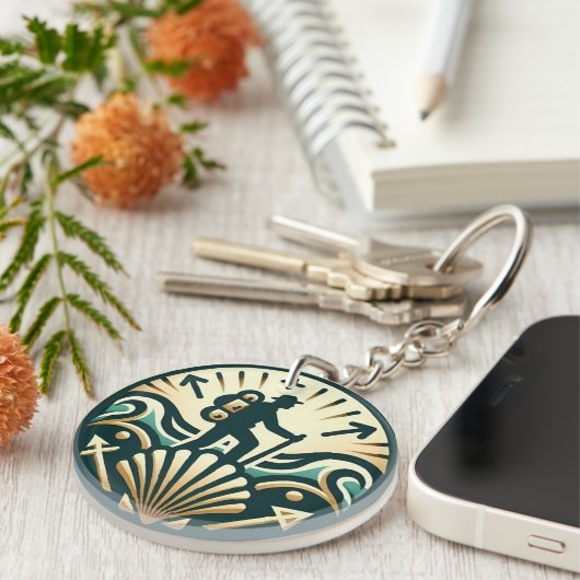 Camino de Santiago The way of st James 0180 キーホルダー (正面右)