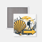 Camino de Santiago The way of st James 0203 マグネット (正面/裏面)