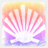 Camino de Santiago The way of st James 0241 スクエアシール (正面)