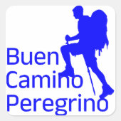 Camino de Santiago The way of st James 0327 スクエアシール (正面)