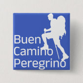 Camino de Santiago The way of St James 0328 缶バッジ (正面)