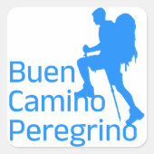 Camino de Santiago The way of st James 0329 スクエアシール (正面)