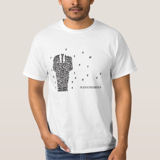 Camisa anonymous tシャツ (正面)