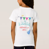 Camisa básica para niña cumpleaños 4 años tシャツ (裏面)