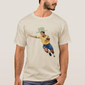 Camisa Brasil Ronaldinho Gaucho Gol de Chapeu 1999 Tシャツ (正面)