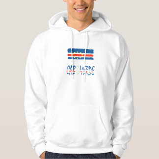 camisa cabo verde bandeira e inscriçao パーカ