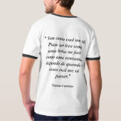 Camisa coleção Poesia-Clarice Lispector Tシャツ (裏面)
