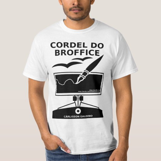 Camisa CordelはBrOfficeをします Tシャツ (正面)