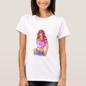 Camisa de chica de verano tシャツ (正面)