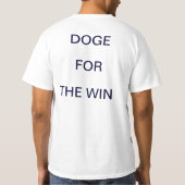CAMISA DE DOGE FOR THE WIN Tシャツ (裏面)