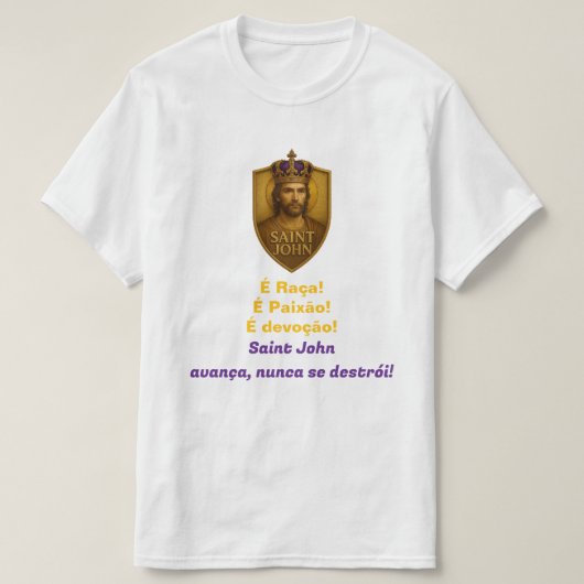 Camisa de Torcedor - Saint John FC. Tシャツ (デザイン正面)