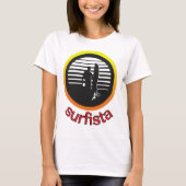 camisa feminina estampada surf tシャツ (正面)