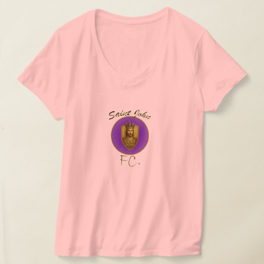 Camisa Feminina Saint John FC. Tシャツ (レイダウン)