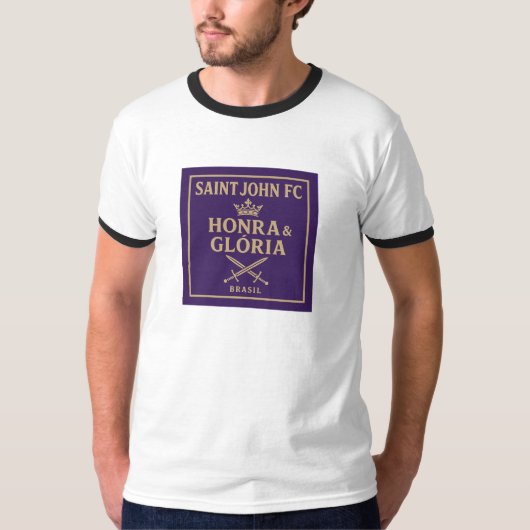 Camisa Honra & Glória Saint John FC. Tシャツ (正面)