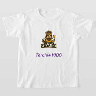 Camisa Infantil Torcida Kids Saint John FC. Tシャツ