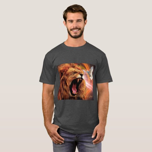 camisa leão da tribo de Judá Tシャツ (正面フル)
